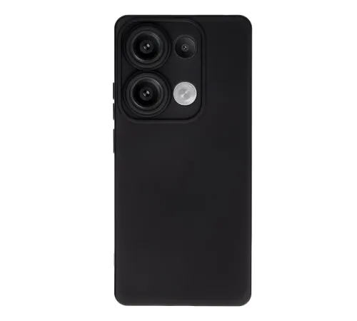 Xiaomi Redmi Note 13 4G Kılıf Nano içi Kadife Silikon - Siyah Xiaomi Redmi Note 13 4G Kılıf Nano içi Kadife Silikon - Siyah