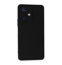 Vivo Y27 Kılıf Nano içi Kadife Silikon - Siyah