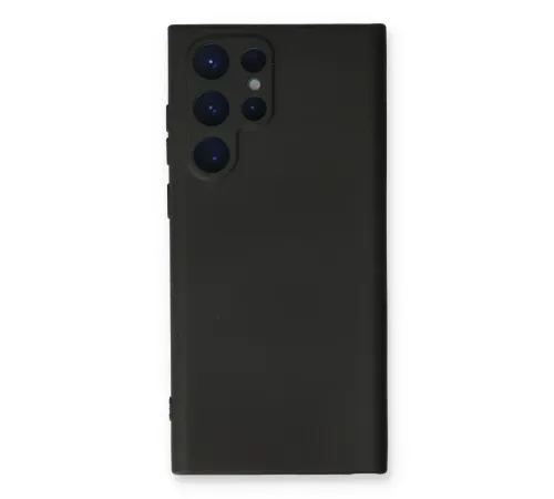 Samsung Galaxy S24 Ultra Kılıf Nano içi Kadife Silikon - Siyah Samsung Galaxy S24 Ultra Kılıf Nano içi Kadife Silikon - Siyah