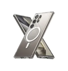 Samsung Galaxy S24 Ultra Kılıf Magneticsafe Şeffaf Silikon - Şeffaf