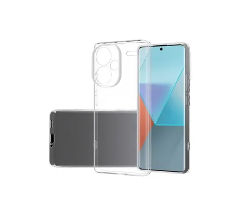 Xiaomi Redmi Note 13 Pro Plus Kılıf Lüx Şeffaf Silikon Xiaomi Redmi Note 13 Pro Plus Kılıf Lüx Şeffaf Silikon