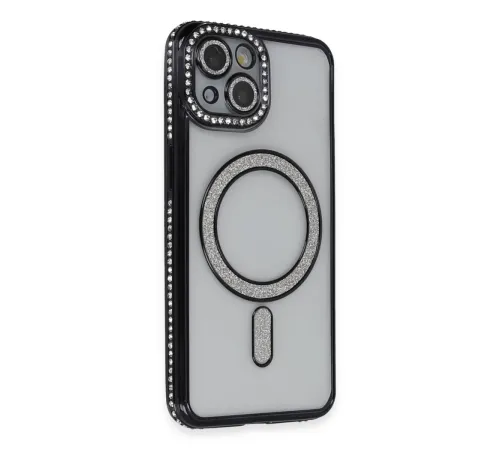 iPhone 13 Kılıf Joke Simli Magneticsafe Kılıf - Siyah iPhone 13 Kılıf Joke Simli Magneticsafe Kılıf - Siyah