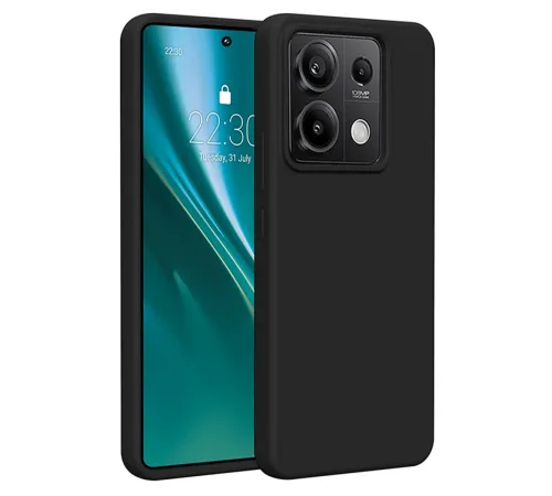 Xiaomi Redmi Note 13 Pro 5G Kılıf First Silikon - Siyah Xiaomi Redmi Note 13 Pro 5G Kılıf First Silikon - Siyah