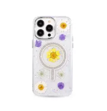 iPhone 14 Pro Flower Magsafe Kapak - Sarı