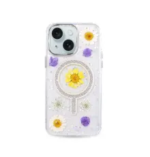 iPhone 15 Flower Magsafe Kapak - Sarı