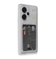 Xiaomi Redmi Note 13 Pro Plus Kılıf Kart Şeffaf Silikon - Şeffaf
