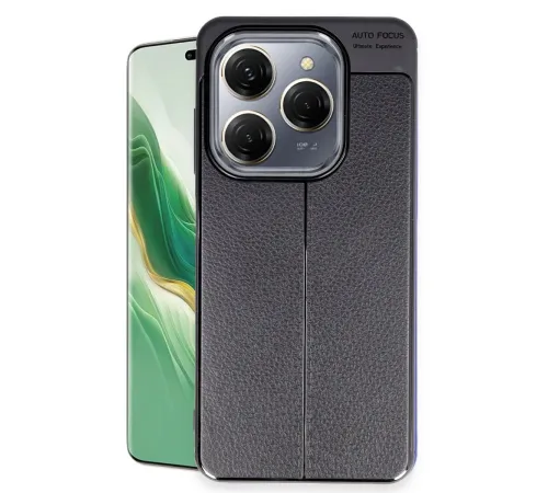Tecno Spark 20 Pro Kılıf Auto Focus Kapak - Siyah Tecno Spark 20 Pro Kılıf Auto Focus Kapak - Siyah