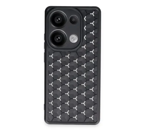 Xiaomi Redmi Note 13 Pro 5G Kılıf Petek Silikon Kapak - Siyah Xiaomi Redmi Note 13 Pro 5G Kılıf Petek Silikon Kapak - Siyah