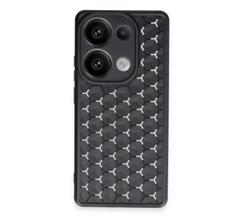 Xiaomi Redmi Note 13 Pro 4G Kılıf Petek Silikon Kapak - Siyah Xiaomi Redmi Note 13 Pro 4G Kılıf Petek Silikon Kapak - Siyah