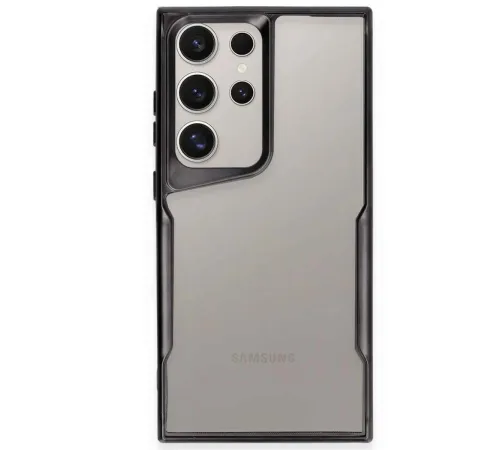 Samsung Galaxy S24 Ultra Kılıf Boyi Silikon Kapak - Siyah Samsung Galaxy S24 Ultra Kılıf Boyi Silikon Kapak - Siyah