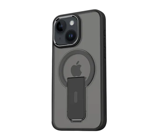 iPhone 15 Tork Magsafe Standlı Kapak - Siyah iPhone 15 Tork Magsafe Standlı Kapak - Siyah