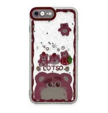 iPhone 7 Kılıf Sweet Desenli Silikon Kapak - Pembe