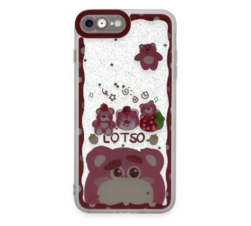 iPhone 7 Kılıf Sweet Desenli Silikon Kapak - Pembe iPhone 7 Kılıf Sweet Desenli Silikon Kapak - Pembe
