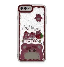 iPhone 7 Plus Kılıf Sweet Desenli Silikon Kapak - Pembe