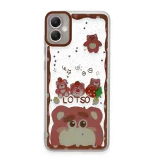 Samsung Galaxy A05 Kılıf Sweet Desenli Silikon Kapak - Pembe