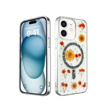 iPhone 11 Kılıf Daisy Simli Magsafe Kapak - Siyah