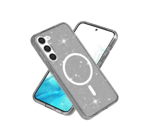 Samsung Galaxy S23 Kılıf Glow Magsafe Kapak - Siyah Samsung Galaxy S23 Kılıf Glow Magsafe Kapak - Siyah