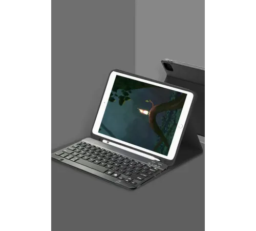 Samsung Galaxy Tab A9 Kılıf KC01 Smart Klavyeli Tablet Kılıfı - Siyah Samsung Galaxy Tab A9 Kılıf KC01 Smart Klavyeli Tablet Kılıfı - Siyah