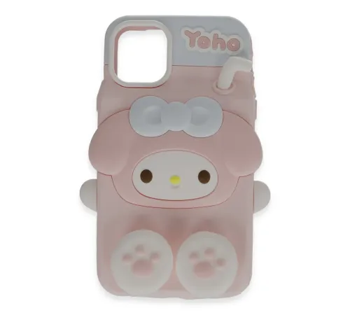 iPhone 12 Kılıf Poky Karakter Silikon Kapak - Desen 2 iPhone 12 Kılıf Poky Karakter Silikon Kapak - Desen 2