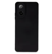 Oppo A38 Kılıf Nano içi Kadife Silikon - Siyah