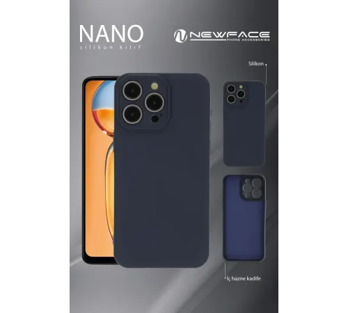 Xiaomi Redmi A3 4G Kılıf Nano içi Kadife Silikon - Siyah Xiaomi Redmi A3 4G Kılıf Nano içi Kadife Silikon - Siyah