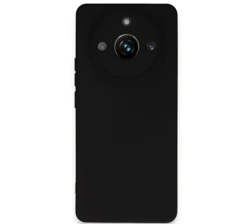 Realme 11 Pro Kılıf Nano içi Kadife Silikon - Siyah Realme 11 Pro Kılıf Nano içi Kadife Silikon - Siyah