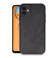 iPhone 11 Kılıf Aras Deri Kapak - Siyah