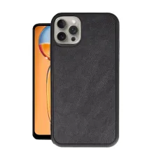iPhone 14 Pro Max Kılıf Aras Deri Kapak - Siyah