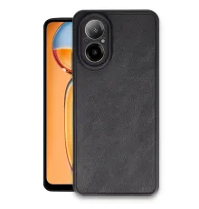 Realme 12 Lite Kılıf Aras Deri Kapak - Siyah