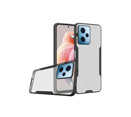 Xiaomi Redmi Note 12 5G Kılıf Platin Silikon - Siyah Xiaomi Redmi Note 12 5G Kılıf Platin Silikon - Siyah