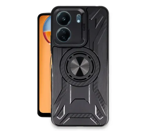 Xiaomi Redmi 13C Kılıf Lincoln Silikon - Siyah Xiaomi Redmi 13C Kılıf Lincoln Silikon - Siyah