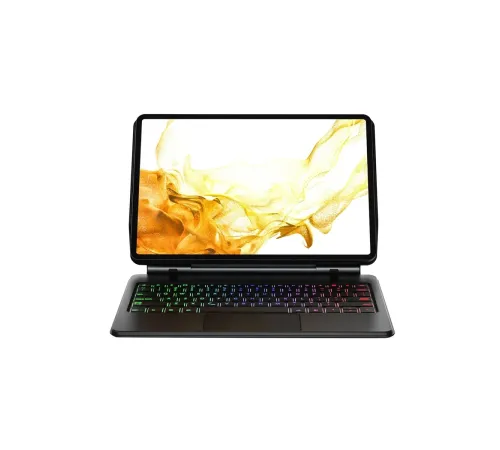 Samsung Galaxy T870 Tab S7 11 Kılıf Eternal Ledli Klavyeli Tablet Kılıfı - Siyah Samsung Galaxy T870 Tab S7 11 Kılıf Eternal Ledli Klavyeli Tablet Kılıfı - Siyah
