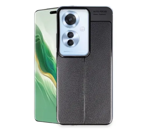 Oppo Reno 11F Kılıf Auto Focus Kapak - Siyah Oppo Reno 11F Kılıf Auto Focus Kapak - Siyah