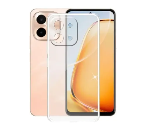 Vivo Y28 Kılıf Lüx Şeffaf Silikon Vivo Y28 Kılıf Lüx Şeffaf Silikon