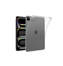 iPad Pro 11 (2024) Kılıf Anti Şeffaf Tablet Silikon - Şeffaf