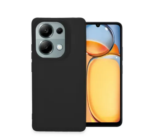 Xiaomi Redmi Note 13 Pro 4G Kılıf Petro Silikon - Siyah Xiaomi Redmi Note 13 Pro 4G Kılıf Petro Silikon - Siyah