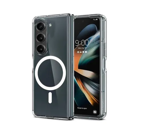 Samsung Galaxy Z Fold 6 Kılıf Magneticsafe Şeffaf Silikon - Şeffaf Samsung Galaxy Z Fold 6 Kılıf Magneticsafe Şeffaf Silikon - Şeffaf