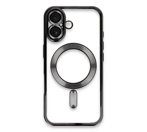 iPhone 16 Plus Kılıf Kross Magneticsafe Kapak - Siyah iPhone 16 Plus Kılıf Kross Magneticsafe Kapak - Siyah