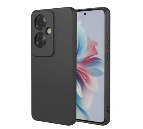 Oppo Reno 11F Kılıf First Silikon - Siyah Oppo Reno 11F Kılıf First Silikon - Siyah