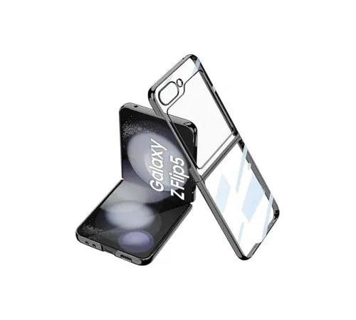 Samsung Galaxy Z Flip 5 Kılıf Fold Element Kapak - Siyah Samsung Galaxy Z Flip 5 Kılıf Fold Element Kapak - Siyah