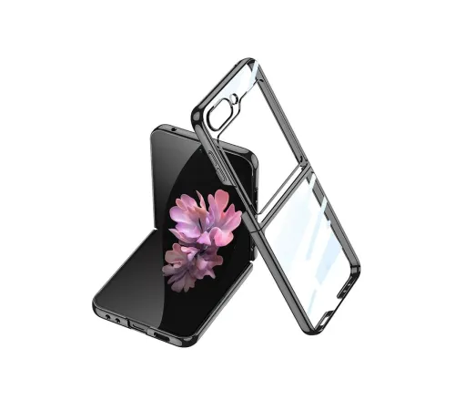 Samsung Galaxy Z Flip 6 Kılıf Fold Element Kapak - Siyah Samsung Galaxy Z Flip 6 Kılıf Fold Element Kapak - Siyah