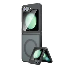 Samsung Galaxy Z Flip 5 Kılıf Blur Fold Magsafe Kapak - Mat Siyah