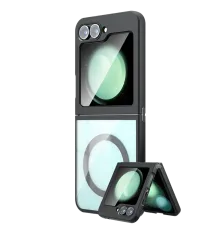 Samsung Galaxy Z Flip 6 Kılıf Blur Fold Magsafe Kapak - Siyah