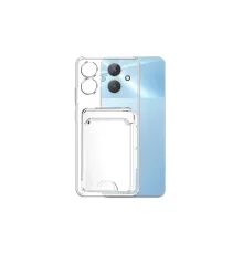 Realme Note 60 Kılıf Kart Şeffaf Silikon - Şeffaf