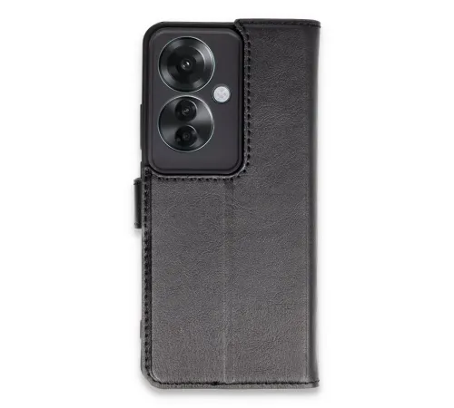 Oppo Reno 11F Kılıf Trend S Plus Kapaklı Kılıf - Siyah Oppo Reno 11F Kılıf Trend S Plus Kapaklı Kılıf - Siyah