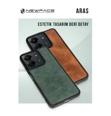 Samsung Galaxy A06 Kılıf Aras Deri Kapak - Siyah