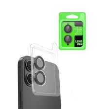 iPhone 16 Plus Raze Metal Kamera Lens - Siyah
