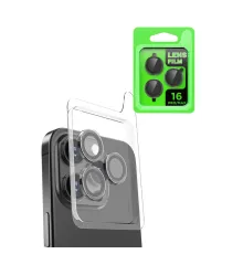 iPhone 16 Pro Raze Metal Kamera Lens - Siyah