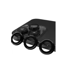 iPhone 15 Pro Raze Metal Kamera Lens - Siyah