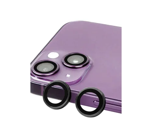iPhone 14 Raze Metal Kamera Lens - Siyah iPhone 14 Raze Metal Kamera Lens - Siyah